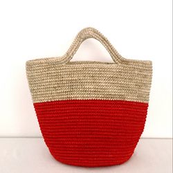 Women's Straw Weave Tote Bag, Hand Woven, Fashion Casual Bag