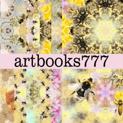 bees-4, beekeeper, bee set, honey, scrapbooking, ephemera, junk journal, digital paper