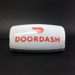doordash taxi light roof sign top led lamp cab super magnets up to 180 kmh or 115 mph