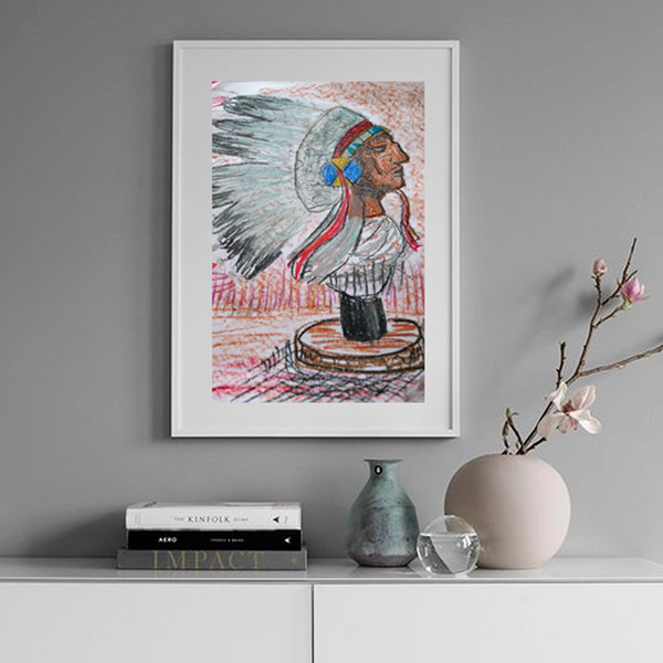 Без имени-1Portrait Of An Indian Chief, Indian Portrait, Native American Art-7.jpg