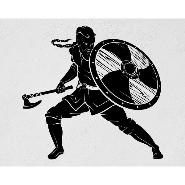 viking-sticker-warrior-ancient-symbols-weapons-great-and-strong