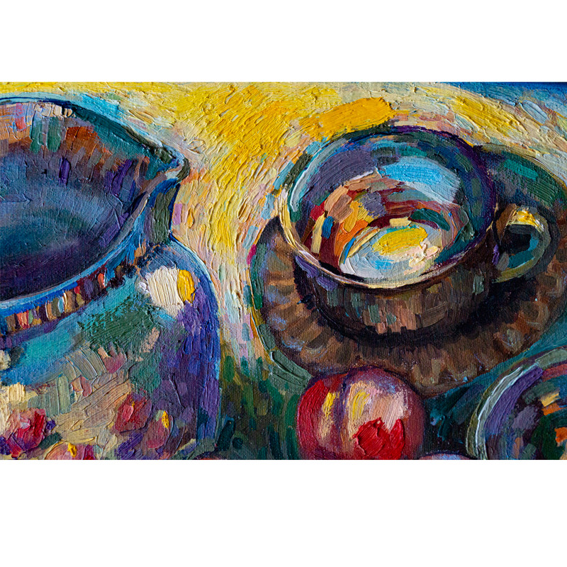 Без имени-1Still Life, Fruit Wall ,Art Home Decor Affordable , Art Tea Set Painting-3.jpg