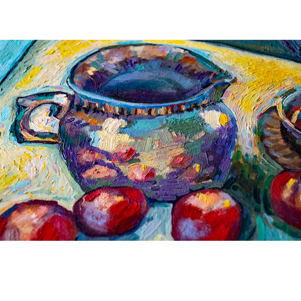 Без имени-1Still Life, Fruit Wall ,Art Home Decor Affordable , Art Tea Set Painting-9.jpg