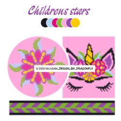PATTERN / CROCHET PATTERNS /Tapestry Crochet bag PATTERN / Wayuu mochila bag / Childrens stars 2
