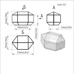 project 284. stained glass printable pattern. brillant3d