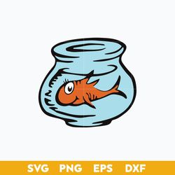 fish svg,  dr. seuss character svg, dr. seuss svg, png dxf eps digital file