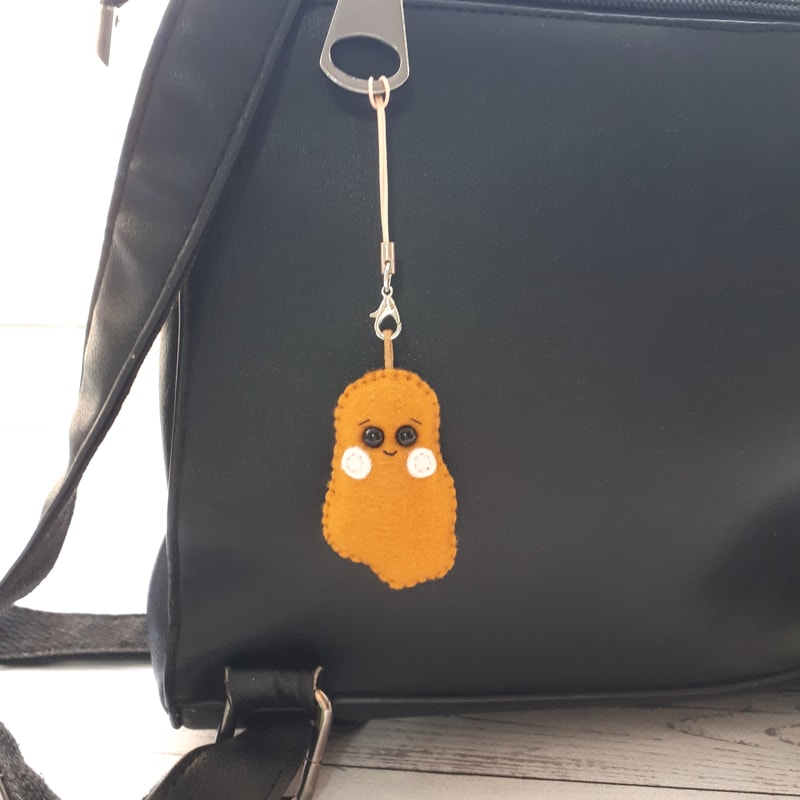 Nuggets-plush-keychain