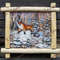 Painting of a Fox in Winter Woods, Fox Painting on Birch Bark by MyWildCanvas-1.jpg