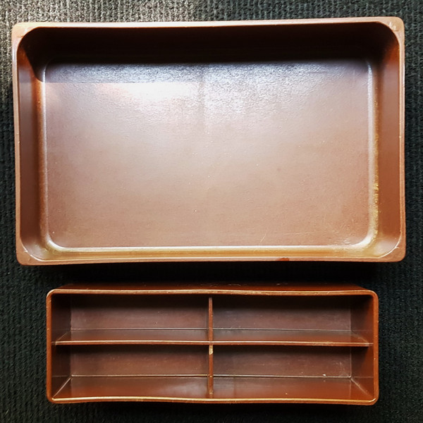 3 Vintage Bakelite Organizer Box for trifles 2pcs USSR 1950s.jpg