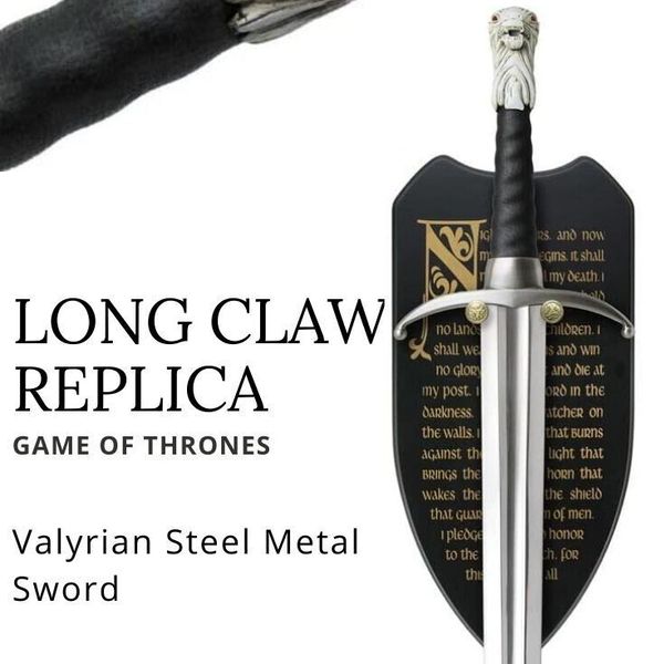 Valyrian Steel Game of Thrones Long Claw King Jon Snow's Sword for sale.jpg