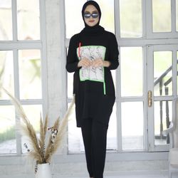 tunic with trousers fashionable turkish