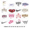 Nike embroidery design file pes, Embroidery bundle, Nike swoosh bundle, Machine embroidery design file, Nike Logo embroidery