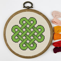 Celtic Knot - Irish Traditional Cross Stitch Pattern - Instant Download
