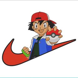 nike x satoshi take pokemon ball embroidery embroidery designs file, nike pokemon machine embroidery designs, embroidery