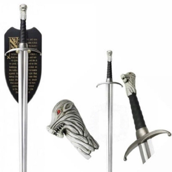 Jon Snow Sword of Game of Thrones , Double Edge Longclaw Sword Replica, Cosplay2.jpg