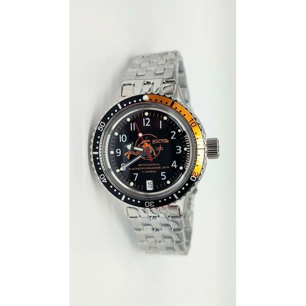 mechanical-automatic-watch-Vostok-Amphibia-Scuba-dude-Diver-Black-Orange-420380-6