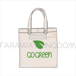 go green ecological problem print vector illustration set