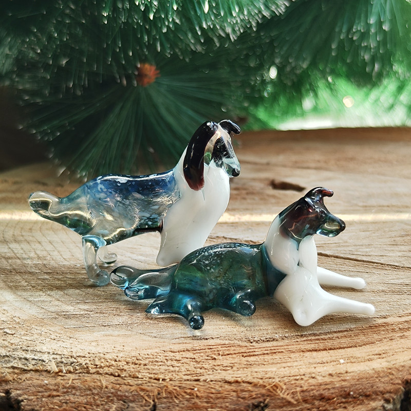 statuette merle Collie