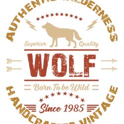 Authentic-wilderness-wolf-hunting-tshirt