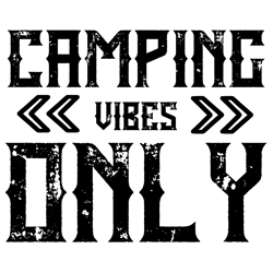 Camping-Vibes-Only Tshirt  Design Vector  Template