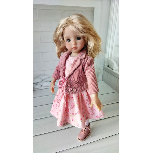 Handmade pink set for Little Darling dolls-4.jpg