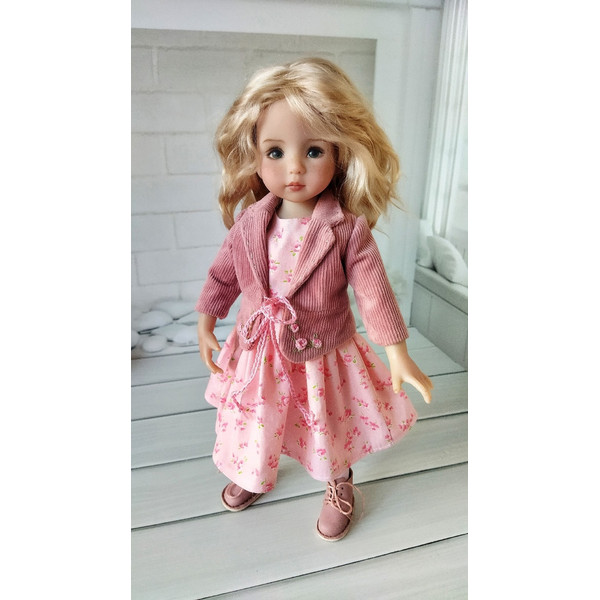 Handmade pink set for Little Darling dolls-8.jpg