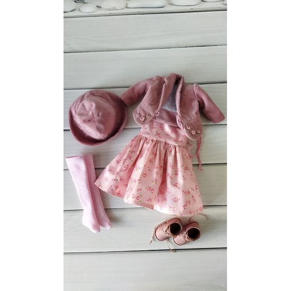Handmade pink set for Little Darling dolls.jpg