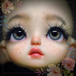 Sculpting realistic GRAY EYES for bjd doll and ooak doll polymer clay handmade porceline eyes hemisphere 8-16mm