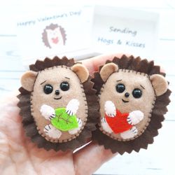 Hedgehog gifts, Pocket hug in a box, Valentines day gift for her and for him, Gifts for girlfriend, Gift ideas for wife