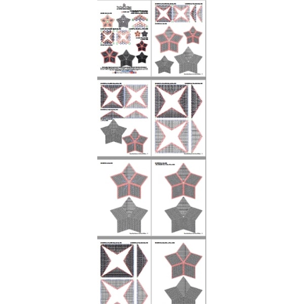 Beaded Star Graphs / Stars Beading Graphs / Seed Bead Gr | Inspire Uplift