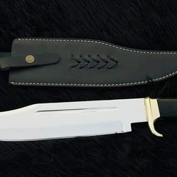 Stainless Steel knife, Hunting knife with sheath, fixed blade Camping knife, Bowie knife, Handmade Knives, Gifts For Men