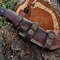 Damascus Steel Hunting Knife with Sheath in usa