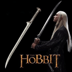 king thrandruil sword the hobbit from the lord of the rings. the elvenking sword
