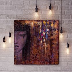 digital copy of original oil painting "soul dream" 300dpi 4500x4500px