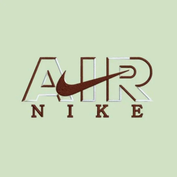 Nike Air Embroidery design file pes. Swoosh letter embroidery design. Machine embroidery pattern,Instant Download (2).png