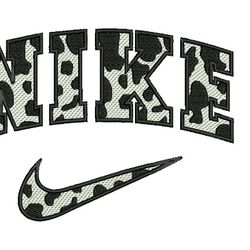 Nike Cow Embroidery design file pes. Machine embroidery design. Machine embroidery pattern, Instant Download