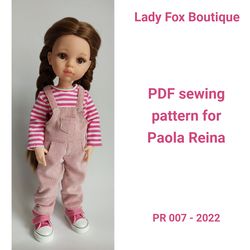 pattern for paola reina dolls