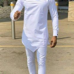 african men clothing, 2pics men sets, cotton fabric, different sizes and colors, men wesrs, all occassion, wedding suit