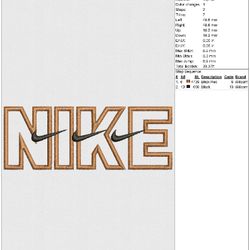Nike embroidery design file, Swoosh nike embroidery design pes, Nike Embroidery,Instant Download