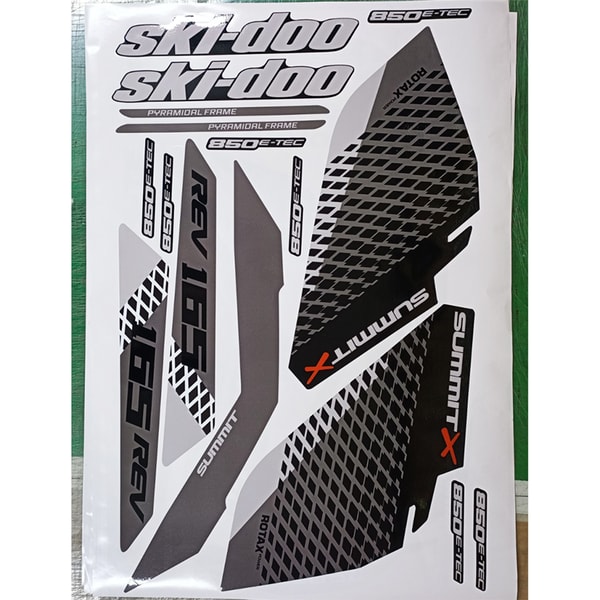 BRP SKI-DOO SUMMIT G4 X REV original decals kit | Inspire Uplift