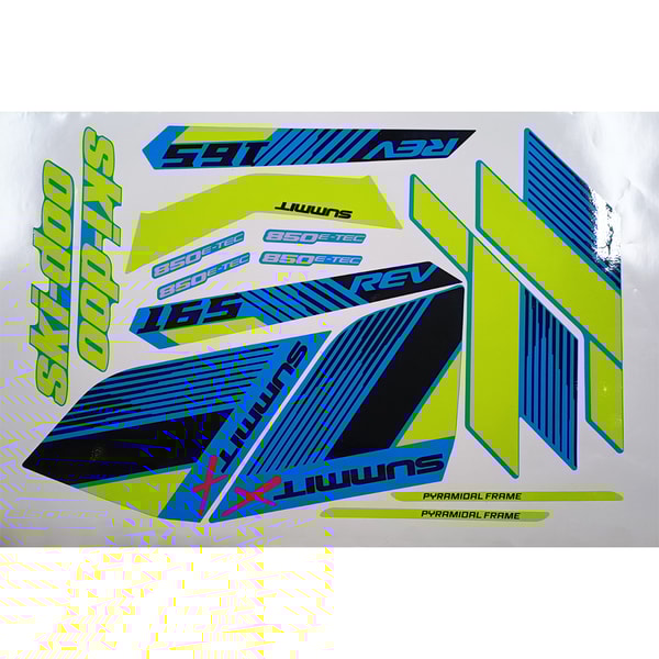 BRP SKI-DOO SUMMIT G4 X REV original decals kit | Inspire Uplift