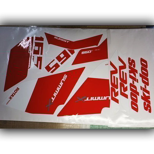 BRP SKI-DOO SUMMIT G4 X REV original decals kit | Inspire Uplift