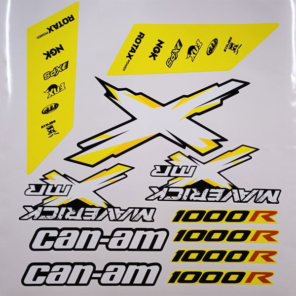 Maverick R Xrc Sticker BRP CAN AM MAVERICK 1000R XMR RC X3 RS original decals kit - Inspire Uplift