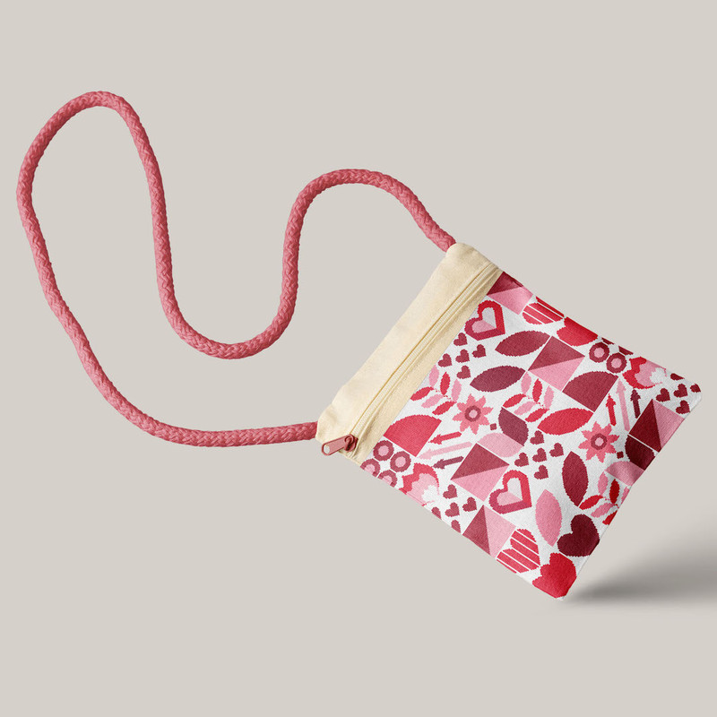 4 Boho style red colors Saint Valentine abstract modern style cross stitch digital printable pattern for home decor and gift.jpg