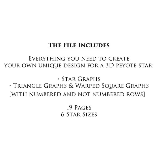 Beaded Star Graphs / Stars Beading Graphs / Seed Bead Gr | Inspire Uplift