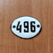 496 address apartment door number sign