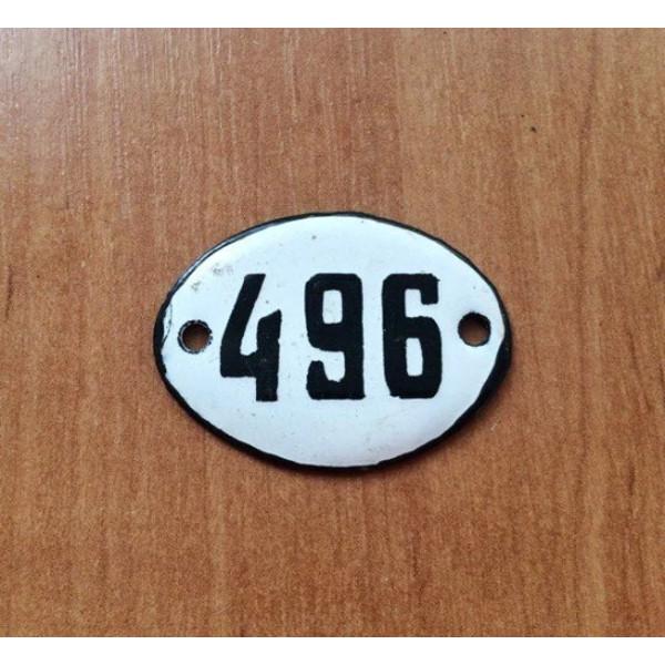 496 address apartment door number sign