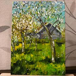 oil painting nostalgia original art minipainting