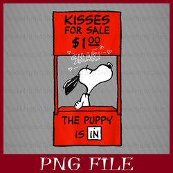 Kisses for sale, The puppy is in, Snoopy png, Valentines Snoopy, Valentines Day, Pink Valentines, Hippie Valentine