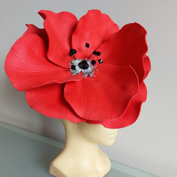 Magical red poppy Derby headband (4).jpeg